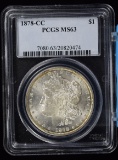 1878-CC Morgan Dollar PCGS MS-63 Rim Tone Golden