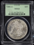 1885-O Morgan Silver Dollar PCSG MS-63 OGH