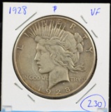 1928 Peace Dollar VF