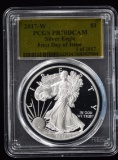 2017 American Silver Eagle DCAM PCGS PF-70 1st Day