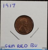 1917 Lincoln Cent GEM Red BU