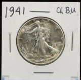 1941 Walking Half Dollar CH BU