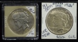 1926-S & 1926 Peace Dollars 2 Coins