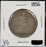 1856 Seated Half Dollar VG
