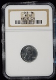 1943 Lincoln Cent Steel NGC MS-67