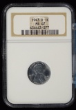 1943-D Lincoln Cent Steel NGC MS-67