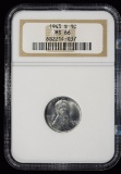 1943-S Lincoln Cent Steel NGC MS-66