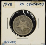 1948 Central American 20 Centavos Scarce