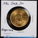 1982 Gold Krugerrand 1 ounce BU