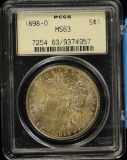 1898-O Morgan Dollar PCGS MS63 OH Yellow Label Super Sweet Tone