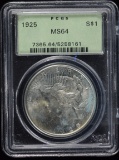 1925 Peace Dollar PCGS MS64 Old Green Holder