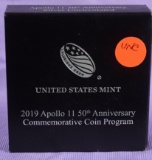 2019 Apollo 11 UNC 50th Anniversary Commem Silver Coin Program