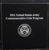 2011 US Army Proof Commem Silver Dollar