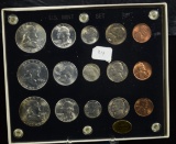 1954 US Mint Set Deluxe Capital Plastic PDS GEM UNC