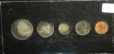 1960 US Cameo Proof Set Nice Holder Toned  CH/PROOF