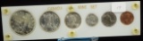 1961 Canada Silver Mint Set Capital Plastic Holder
