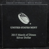 2015 March of Dimes Proof Commem Silver Dollar