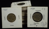 22 Buffalo Nickels 1920-38 Good