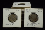 22 Buffalo Nickels Good 1913-1920