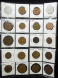 20 Different Foreign Copper Coins 1872-1900â€™s