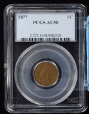 1877 Indian Head Cent PCGS AU-50