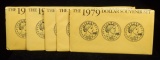 1979 Susan B Anthony Dollar Sets 5 packs