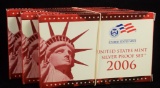 2006 3 US Mint Silver Proof Sets