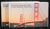 2018 & 2018 San Francisco Mint Silver Reverse Proof Set
