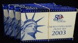 2003-2006 4 United States Mint Proof Sets Blue
