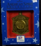 American Spirit Collection Ornament State Quarter