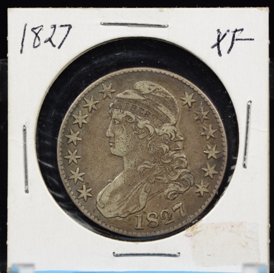 1827 Bust Half Dollar XF