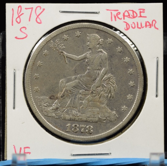 1878-S Trade Dollar VF