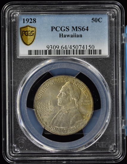 1928 Hawaiian Commen Half Dollar PCGS MS-64 Gold Tone