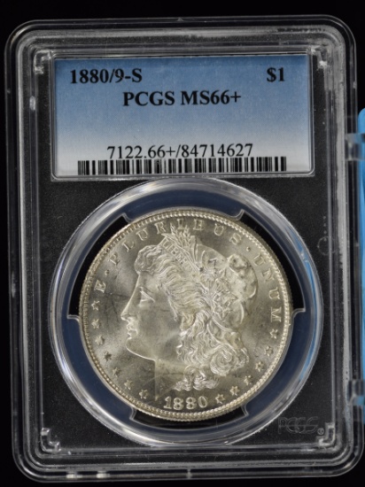 1880/9-S Morgan Dollar PCGS MS-66 Plus Tough Date