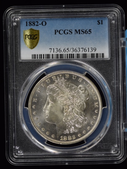 1882-O Morgan Dollar PCGS MS-65