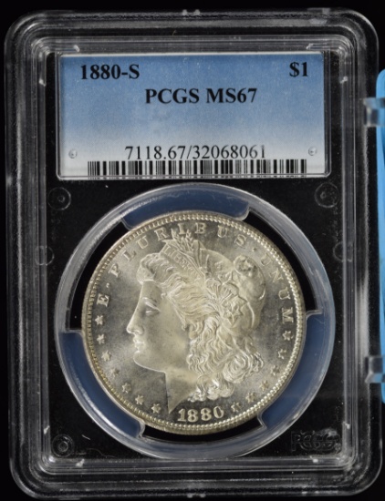 1880-S Morgan Dollar PCGS MS-67