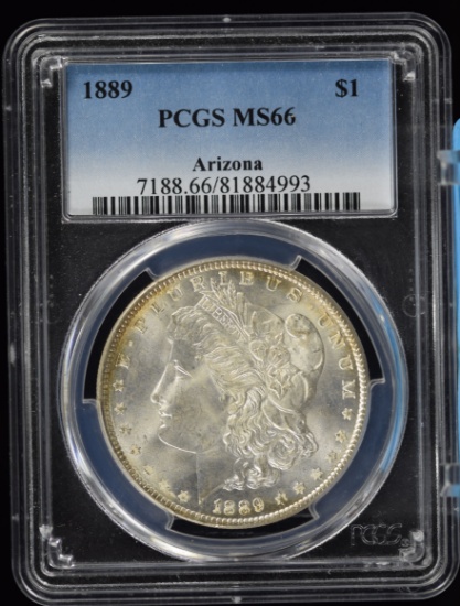 1889 Morgan Dollar PCGS MS-66 Arizona Collection