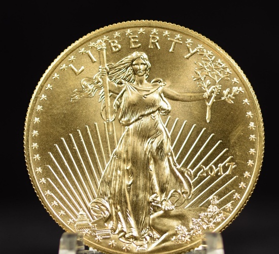 2017 $50 Gold American Eagle BU