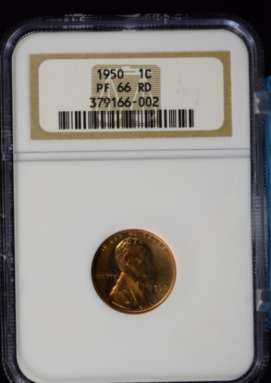 1950 Lincoln Cent Proof NGC PF-66 Red