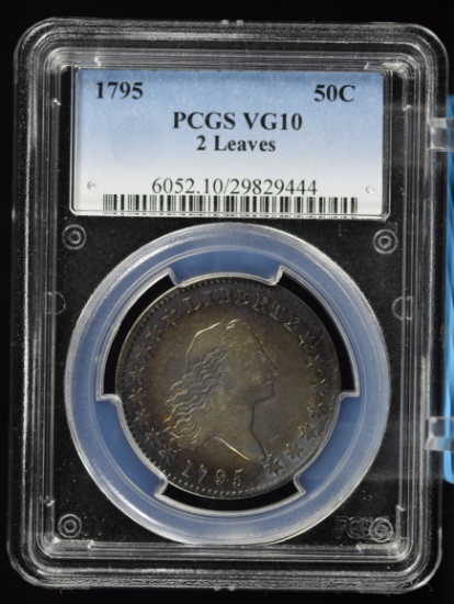 1795 Flowing Hair Half Dollar PCGS VG-10