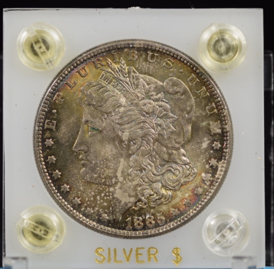 1885 Morgan Dollar Very CH/BU with Sweet Toning
