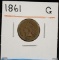 1861 Indian Head Cent G