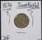 1874 Three Cent Nickel XF