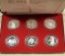 George Washington 250th Anniv. 6 Silver Proof Set
