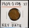 1909-S VDB Lincoln Cent XF