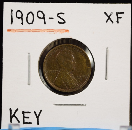 1909-S Lincoln Cent XF