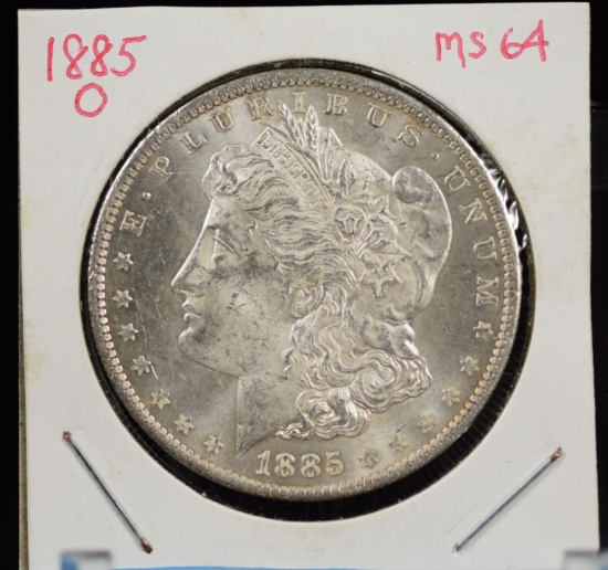1885-O Morgan Dollar MS64