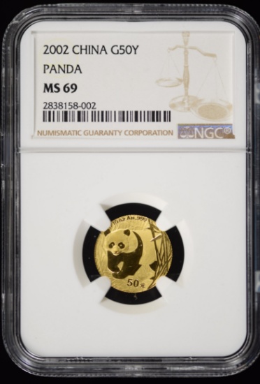 2002 Gold 50Y China NGC MS-69