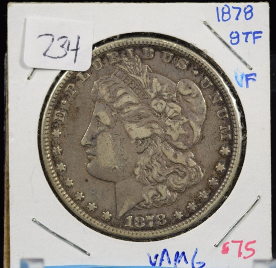 1878 8tf Morgan Dollar VAM6 Very Fine