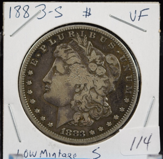1883-S Morgan Dollar VF